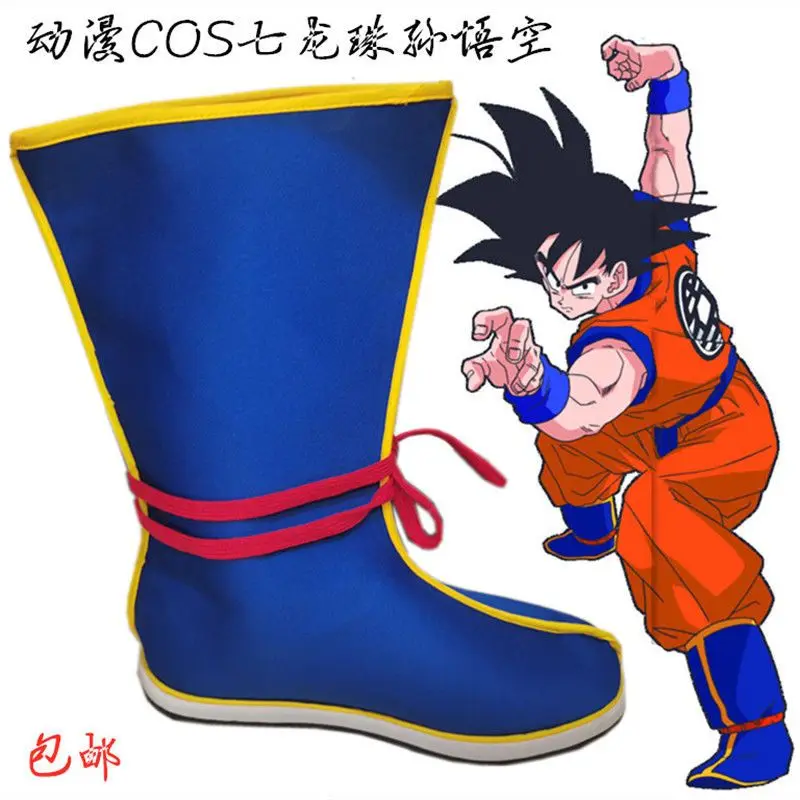 

Dragon Ball Super Saiyan Shoes Son Goku Cosplay Long Boots Stage Comic Show Performance Shoes Anime Holiday Gift
