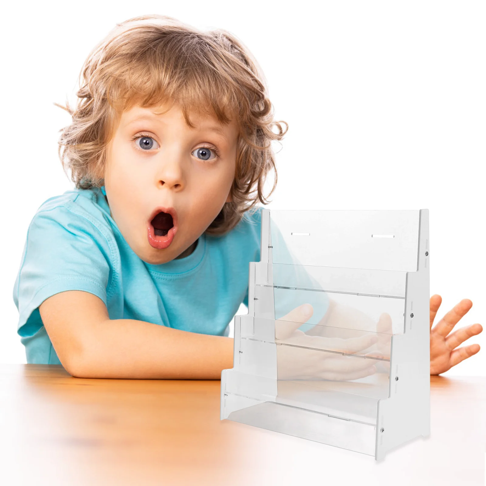 

Acrylic Baseball Card Display Case White Large Capacity Multifunctional Organizer for Trading Football Basketball Hockey Cards