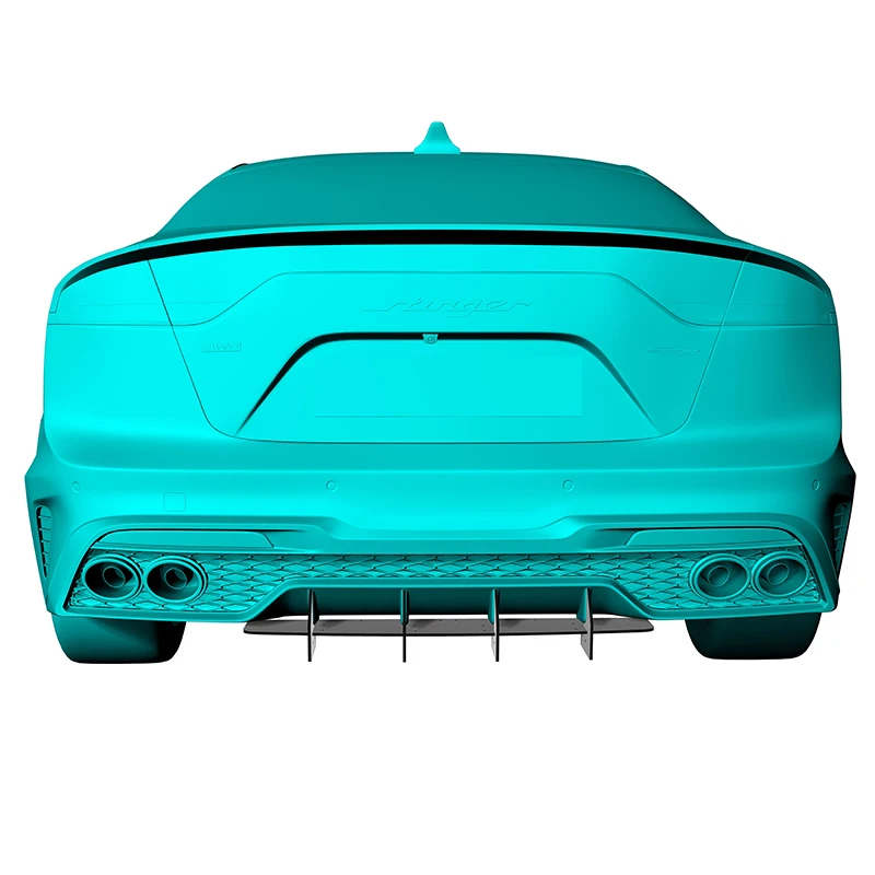 

For Kia Stinger GT Line 2022--2025 Year Rear Diffuser Bumper Lips Spoiler Splitter Body Kit Accessories