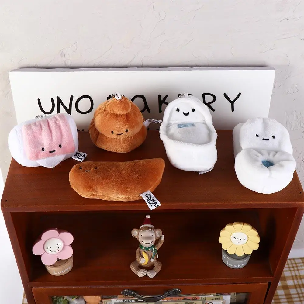 الملحقات دمية حقيبة الظهر المعدنية زخرفة أنبوب مغناطيس الثلاجة ملصق معلق دمية نموذج صغير مضحك المفاتيح مفتاح حامل