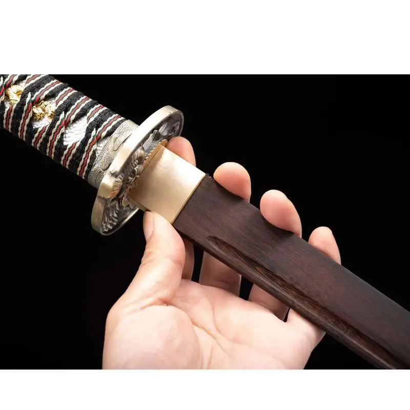 One Iaido espada, cuchillo de madera con funda, accesorios de entrenamiento de artes marciales Kendo, espada japonesa y Chop.