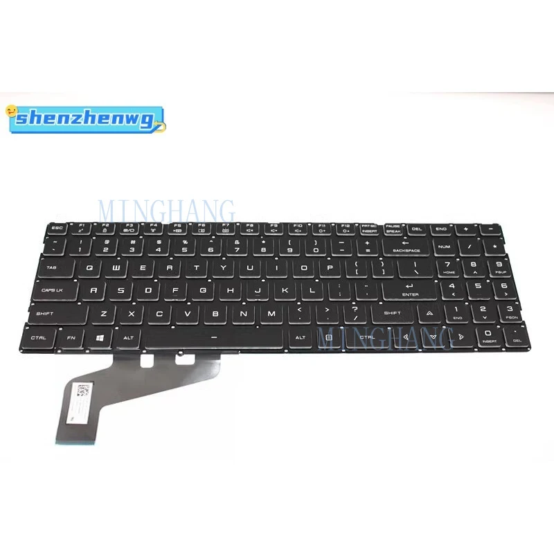 

Новая клавиатура с подсветкой для Clevo Z7-KP7GZ KP5GZ CT7VH GK5S02 GK5S03 Z7M-CT7GS CT7GK (US-раскладка)