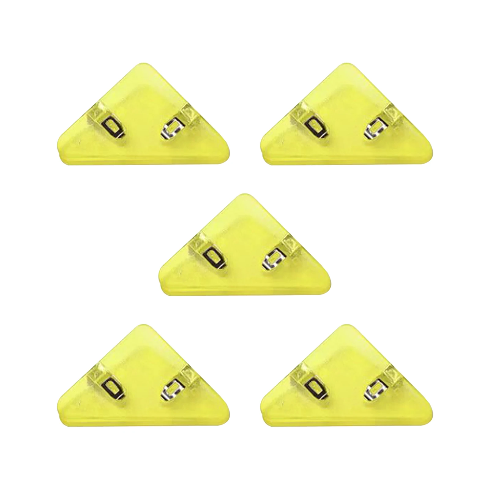 5pcs Desk Triangle Student Examination Storage Paper Corner Clip Organizer Office Bookmark Book File Desktop Shelf Snack Binder