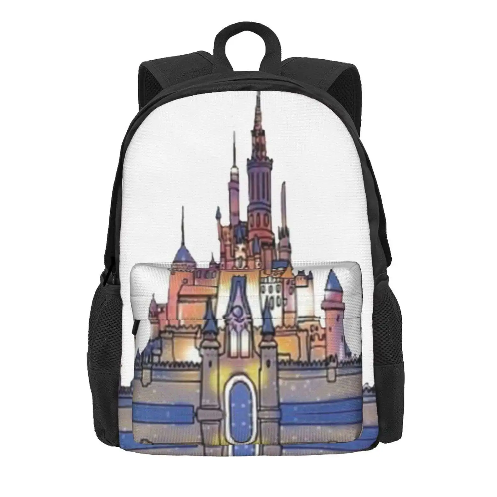 Castle Hot Sale Schoolbag Backpack Fashion Bags Castle Cute Tumblr Funny