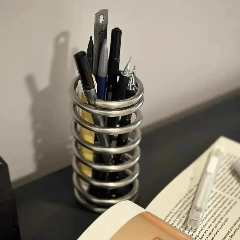 Kreative Edelstahl Zahnbürste Halter Metall Bad Zahnbürste Rack Zahnpasta Make-Up Pinsel Lagerung Dekoration Lagerung Rack