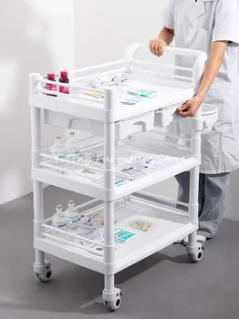 Carro rodante multifunción para salón de manicura, carrito de salón de belleza, Attrezzi, muebles HYST