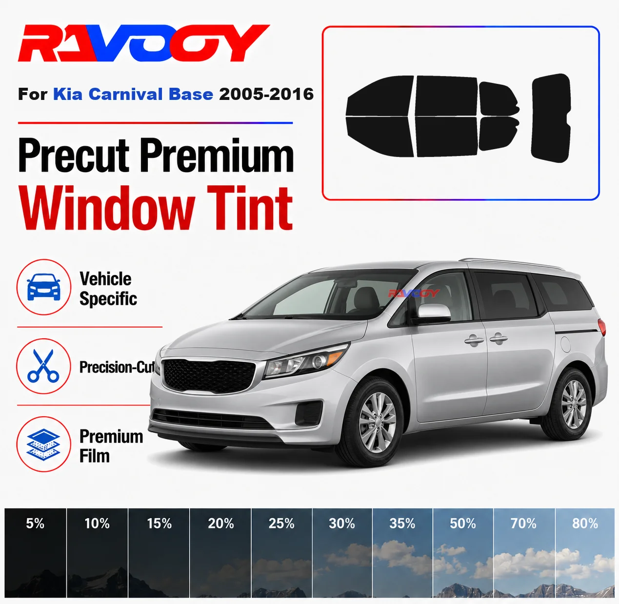 premium-precut-window-tint-kit-front-rear-windows-rear-windshield-for-kia-carnival-base-2005-2016-complete-set-nano-ceramic-film
