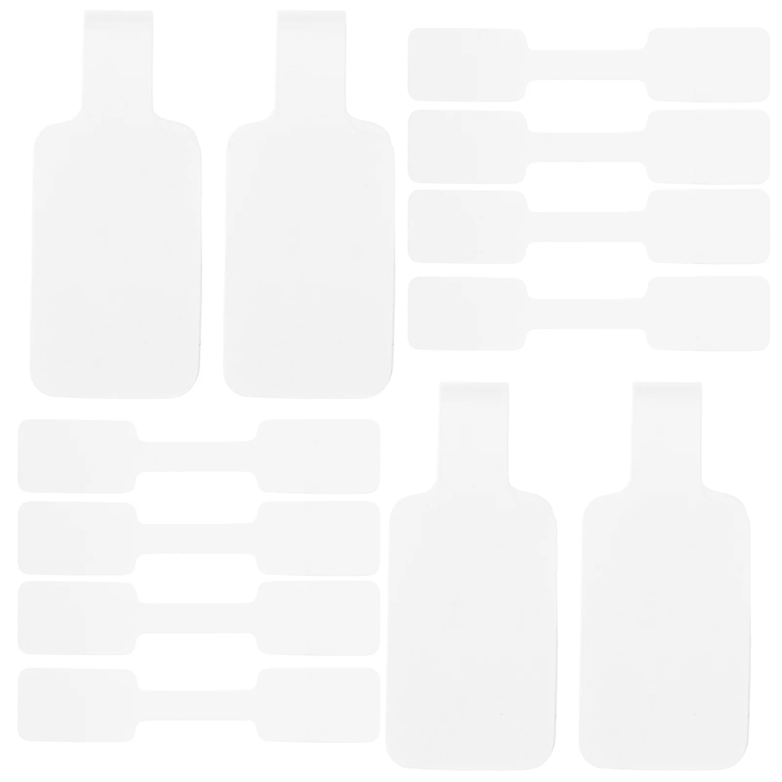 100Pcs Jewelry Price Tags Self-Adhesive Label Stickers Paper Price Stickers for Rings Earrings Bracelets Necklace Display Cards