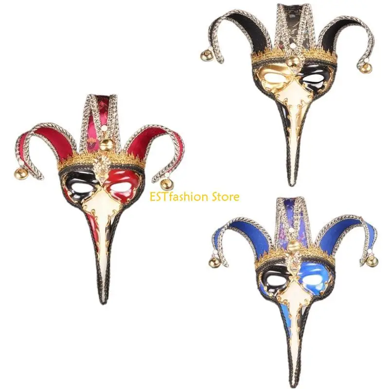 Y5GC Masquerade Eyemask for Women Men, Half Face Mask Costume Accessories