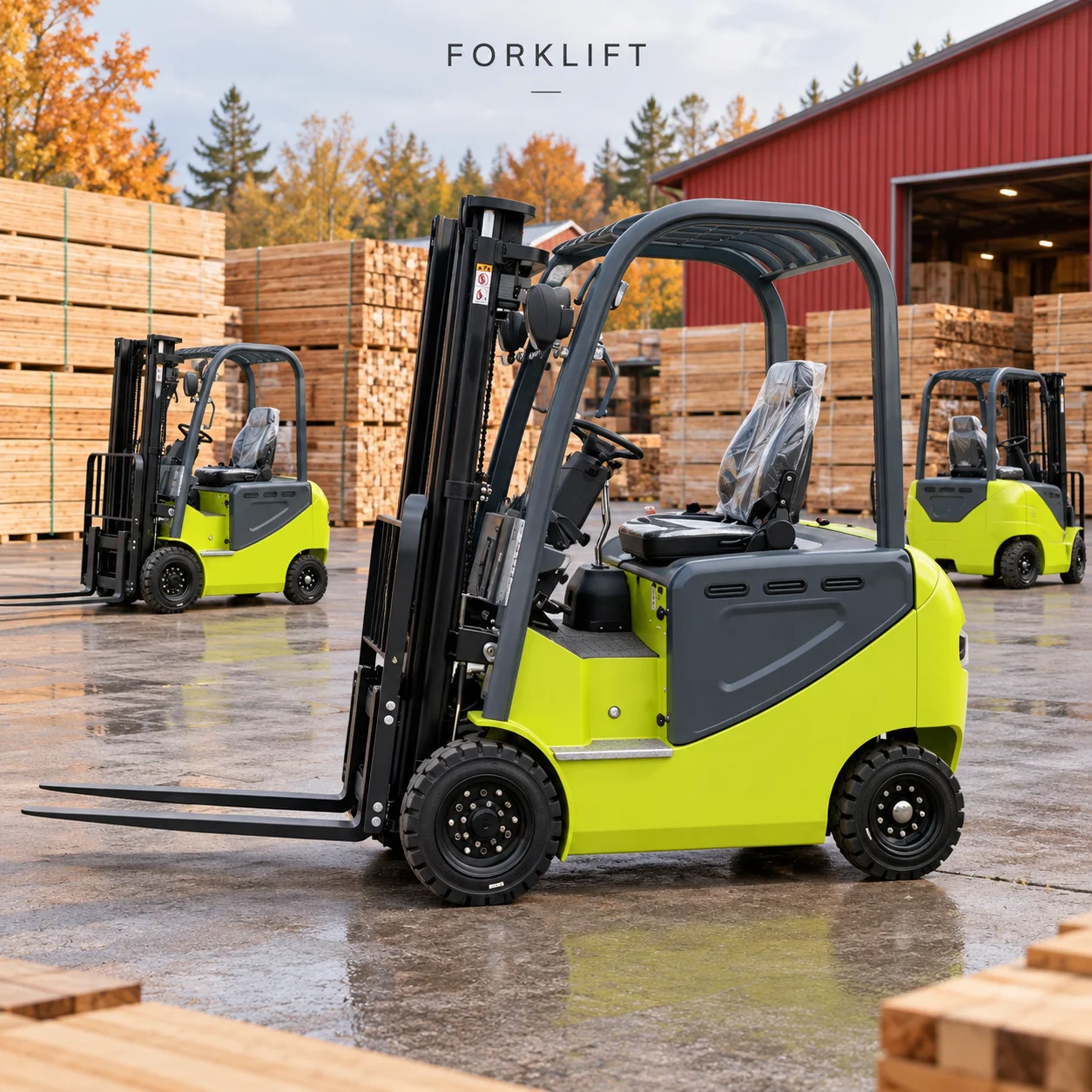 Reliable Electric Forklift Truck Compact Counterbalance Lifter for Warehouse and Workshop