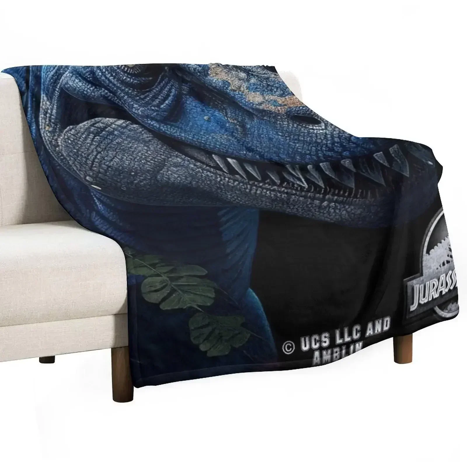 

Jurassic World Blue The Raptor Throw Blanket Stylish Warm Blanket for Living Room Bedroom