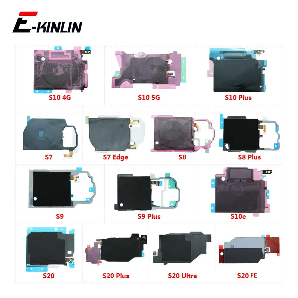 Charger Receiver Wireless Charging NFC Module Flex Cable For Samsung Galaxy S7 Edge S8 S9 S10 S20 FE Plus Ultra S10e S20FE