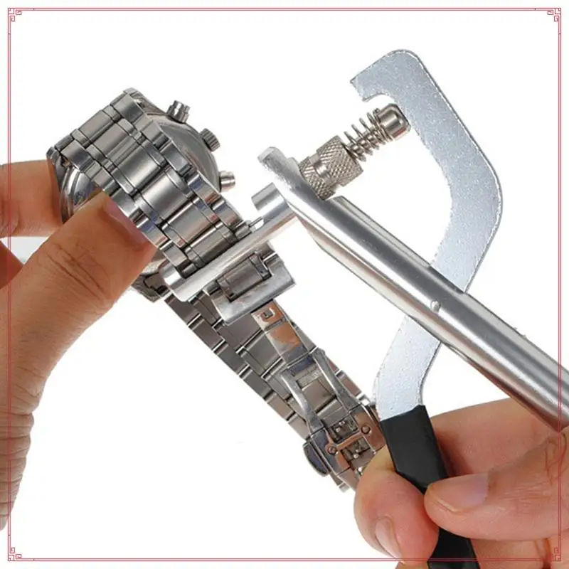 

Ручной съемник ремешка. Средство для снятия металлических ремешков. Средство для снятия ремешка для часов подходит для часовщиков и ремонтов. Замена