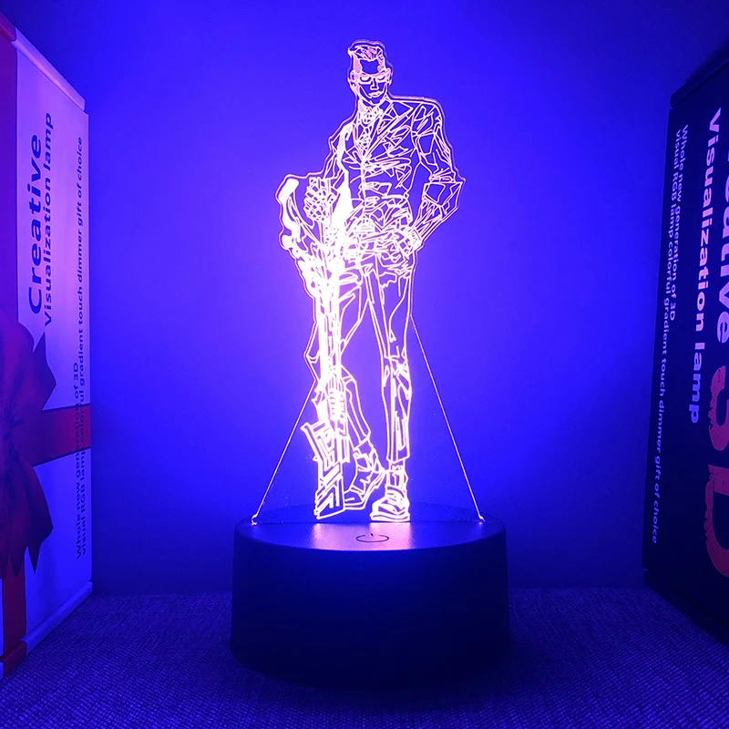 Valorant Figure Chamber 3d Led Lamp For Bedroom Custom Game Hero Acrylic Night Lights Gaming Room Decor Brithday Gift