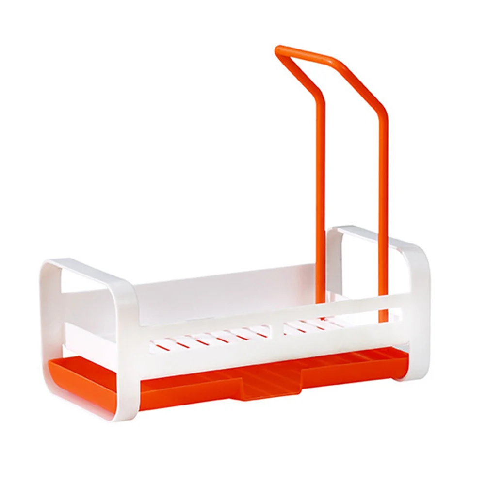 

Plastic Kitchen Sponge Holder Rack No Rust Stable Structure Easy to Clean Creative Design for Small Spaces Drainage Holes Evenly