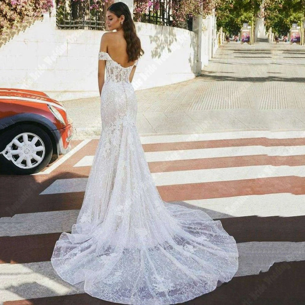 Sommer luxuriöse Frauen Brautkleider Glitzer Spitze Blumen druck Brautkleider formale Wisch länge Verlobung vestidos de novia