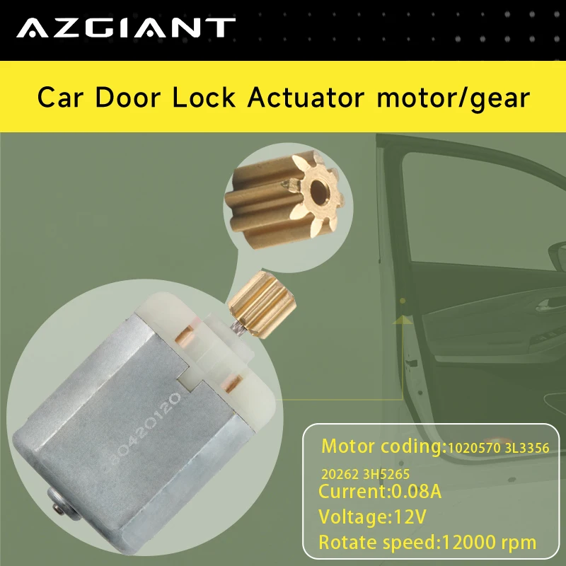 

Car Side Door Latch with power lock motor 1020570 DC 12V Gears 8T Repair Tools For Fiat Panda MK2 Linea Ka+ MK2 car accessories