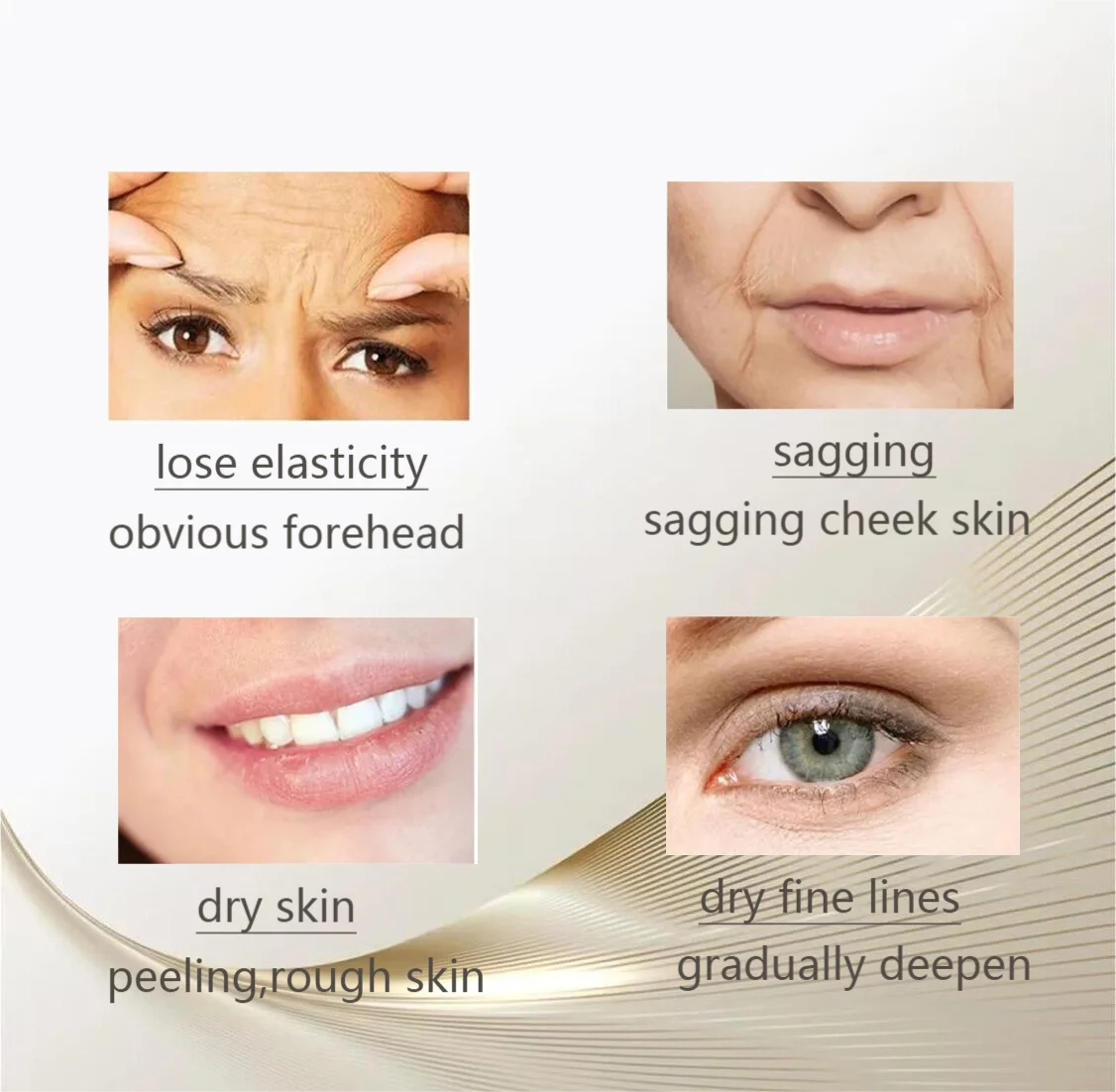 Protein Thread No Needle Gold Protein Line Absorbable Anti-wrinkle Face Filler Women Beauty Care Skin Collagen Based