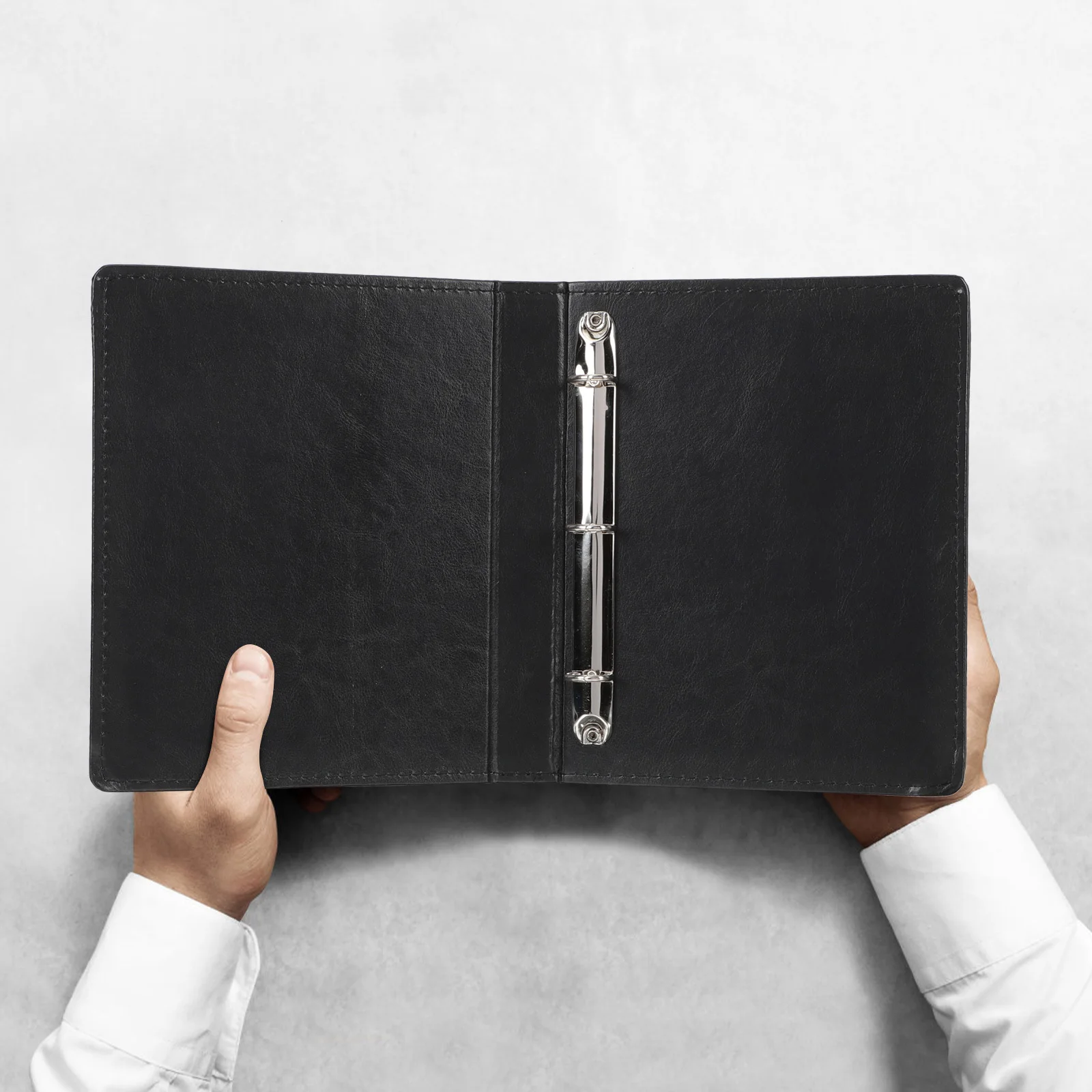 ألبوم الطوابع الأسود الموثق لحامل تخزين العملات المعدنية صفحات شفافة منظم آمن لوازم جمع الطوابع A5