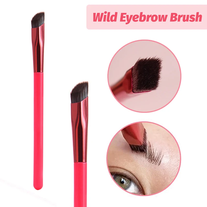 1 Pc Wild Eyebrow Brushes Square Stereoscopic Painting Hairline Eyebrow Paste Artifact Multifunction Eyebrow Brushes Makeup Tool