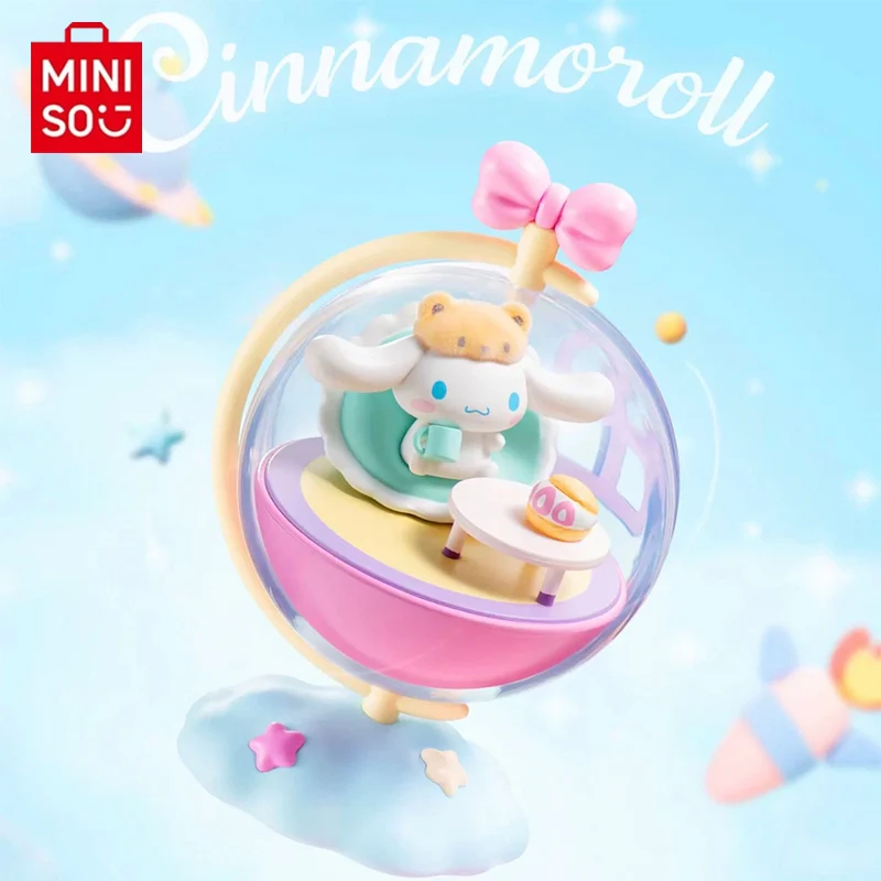 

MINISO Sanrio Wander Around Planet Series Surroundings Cinnamon Roll Cinnamoroll Children's Gift Blind Box Handmade Ornaments