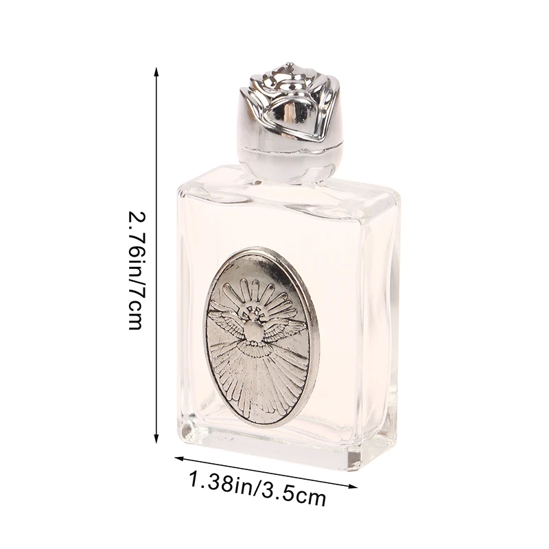 12 tipos de vidro garrafa de água benta jesus garrafa de cruz religiosa garrafa de escultura virgem cristã recarregável garrafa de água benta