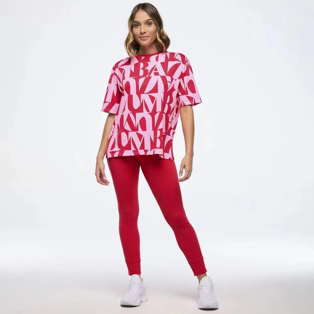 

Latest ABCDE Pajamas T-shirt Fitness Leisure Sports Quick-drying Loose Comfortable Fashion Trend Men Women Short-sleeved Tops