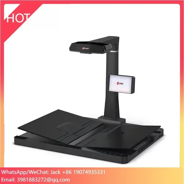 Computer Scanners 22MP A3 Auto Focusing Book Scanner for Scanning Files, Notes, Images, Powerful OCR Text Recognition