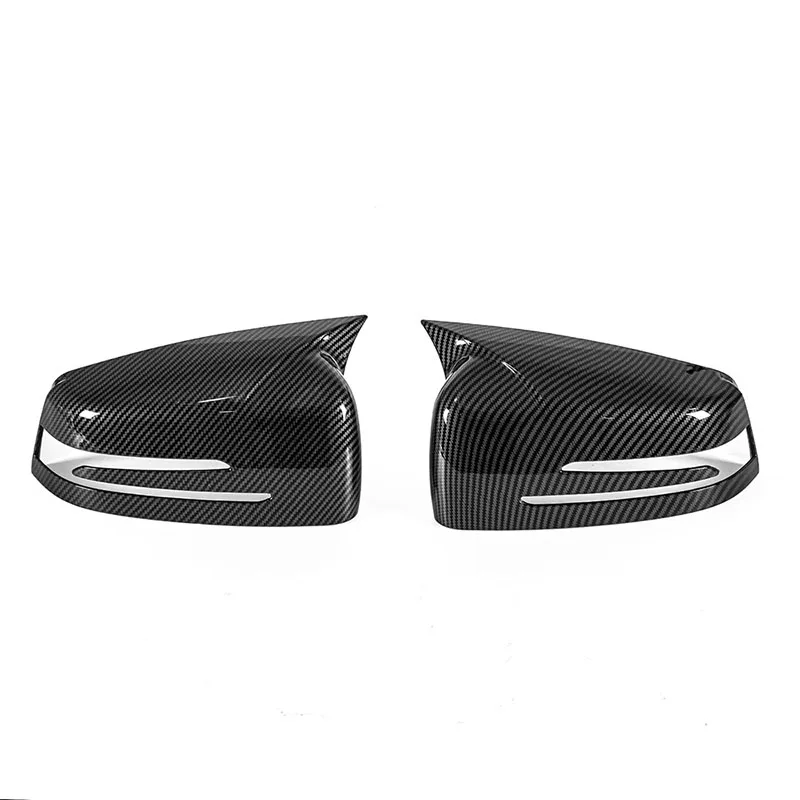 Side Rearview Mirror Trim Cover Decor Cap Fit For Mercedes Benz W204 W176 W212 W221 C117 X204 X156 A B C E S CLA GLA GLK Class