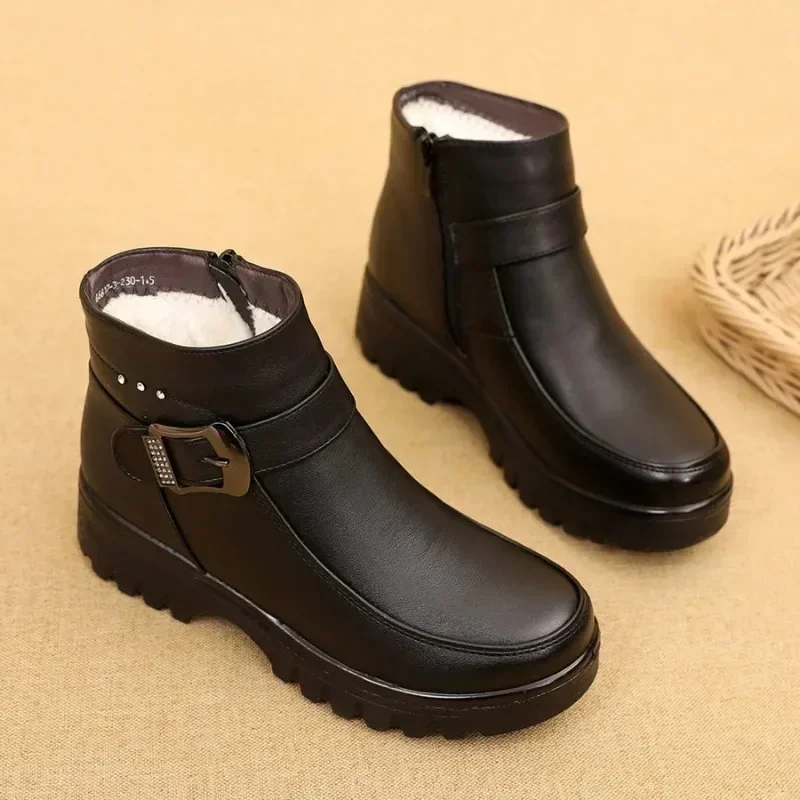 botas-de-tornozelo-de-salto-baixo-de-cristal-para-mulheres-dedo-do-pe-redondo-fecho-lateral-fivela-quente-sapatos-modernos-feminino-ao-ar-livre-venda-quente