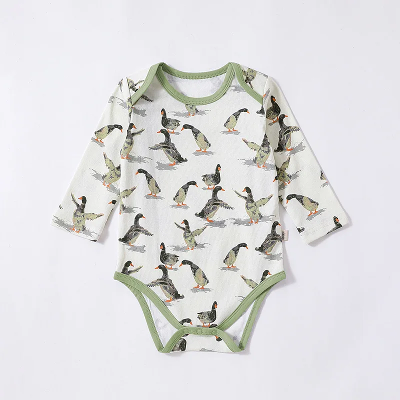 

0-24M Newborn Kid Baby Boy Girl Clothes Long Sleeve Cotton Baby Romper Animals Print Jumpsuit Cute Sweet Outfit