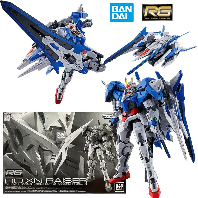 

Фигурка аниме Bandai PB RG 1/144 00 XN Raiser 14 см, оригинальная экшн-фигурка Gundam, набор моделей для сборки, игрушка в подарок, коллекция