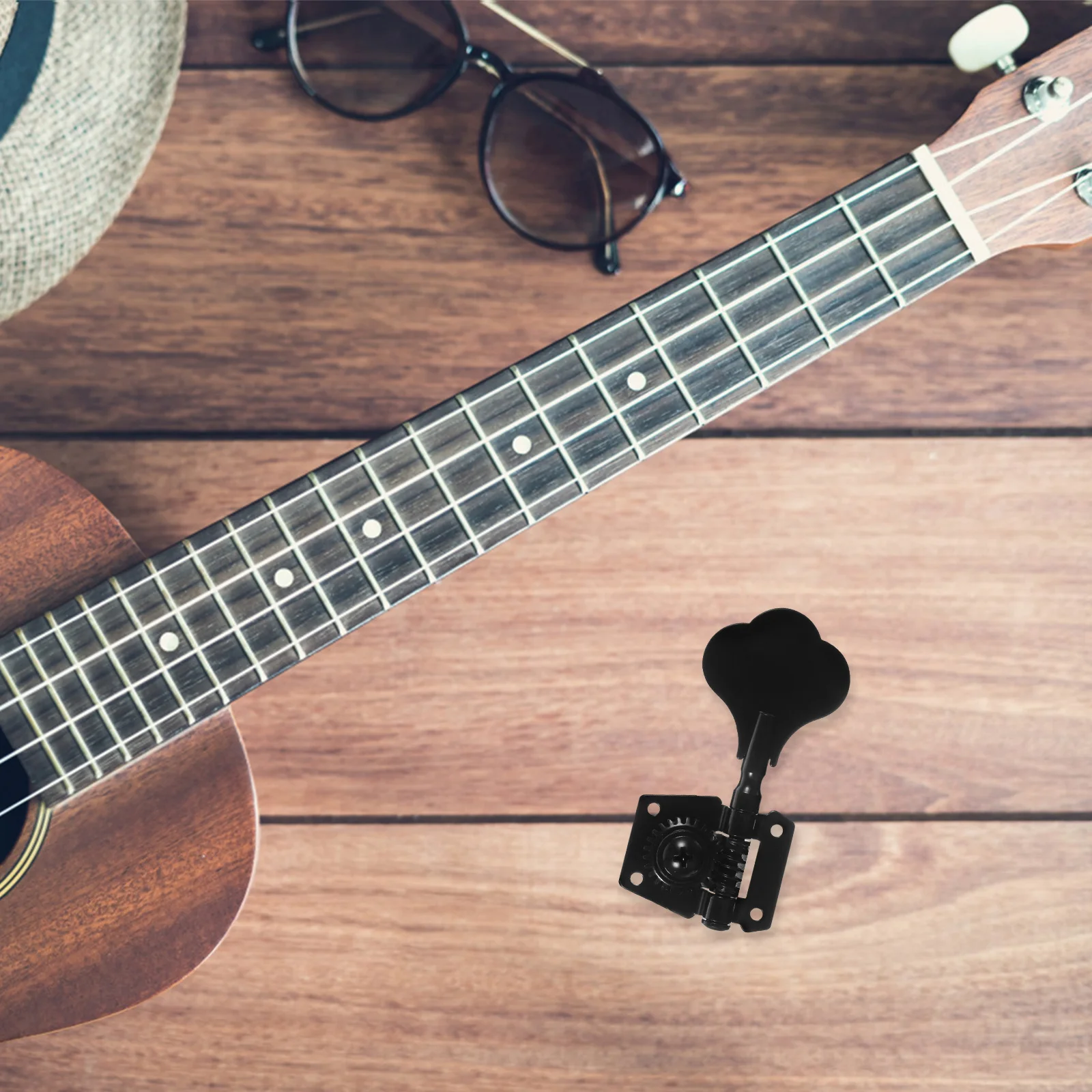 

Guitar String Tuner for Electric Bass Left Hand Tuning Peg 16:1 Gear Ratio Head Knob Smooth Adjustment Replacement