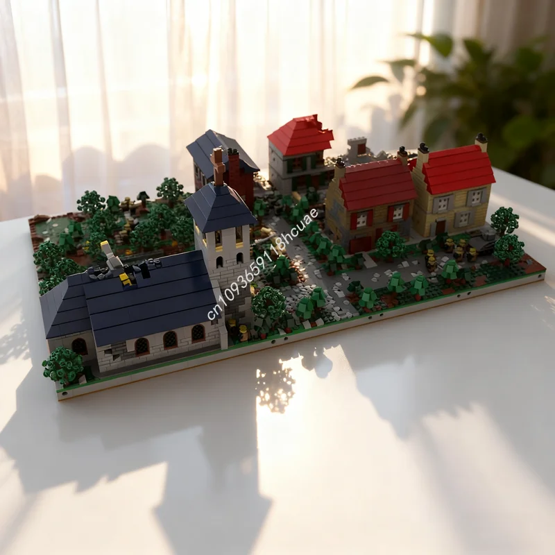 

5875 шт. MOC микромасштабная диорама модель строительные блоки строительная игрушка сборка DIY идея образование рождественские подарки дети день рождения