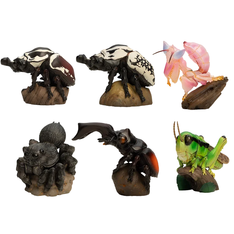 حار بيع! Animal Planet Heart Wide Body Fat Series 11th Bug Series 02 نموذج لعب زخرفة محمولة #5