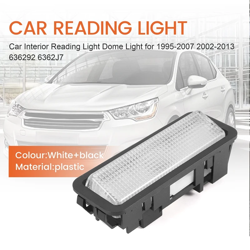 Car Interior Reading Light Dome Light For Citroen Fukang 1995-2007 Elysee 2002-2013 636292 6362J7