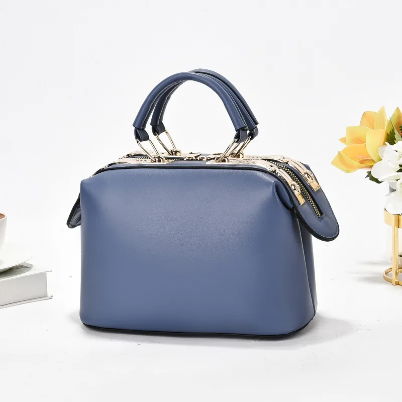 

High-quality Pu Leather Women's Bag 2025 New Versatile Casual Handbag Shoulder Bag Women's Boston Pillow Bags Crossbody Bag