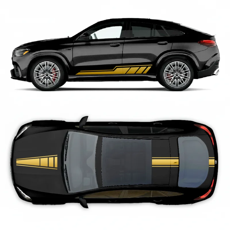 

Car Stickers For Mercedes-Benz GLE 63 body Appearance modification customizeddecals Racing Vinyl decals