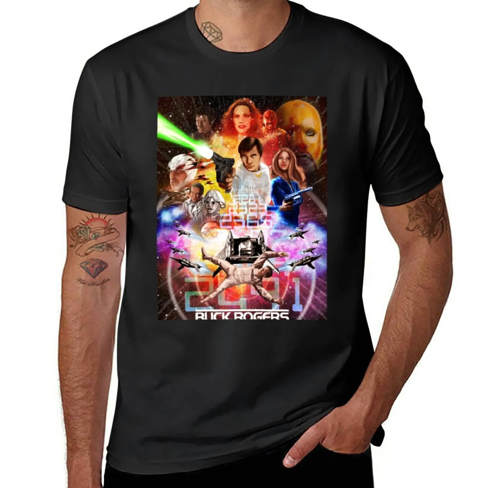 New BUCK ROGERS IN THE 25TH CENTURY Poster T-Shirt blank t shirts quick-drying t-shirt hippie clothes Men's t-shirts