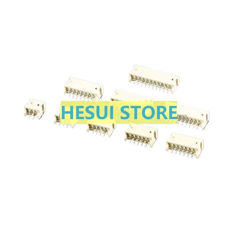 10 pieces ZH1.5MM 2/3/4/5/6/7/8/9/10P horizontal stickers connector plug-in SMD socket Wiring Termina Block & Connector