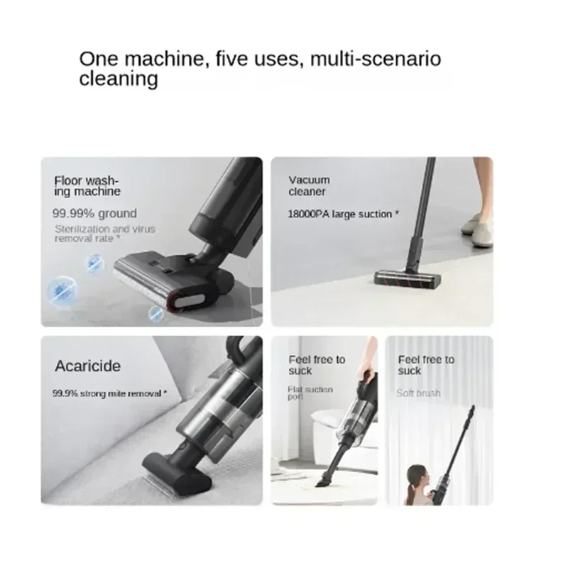 New Original Dreame Scrubber Floor H13 Pro Plus Mix Multifunctional Hot Drying Washing and Vacuum All-in-one Device 18000pa