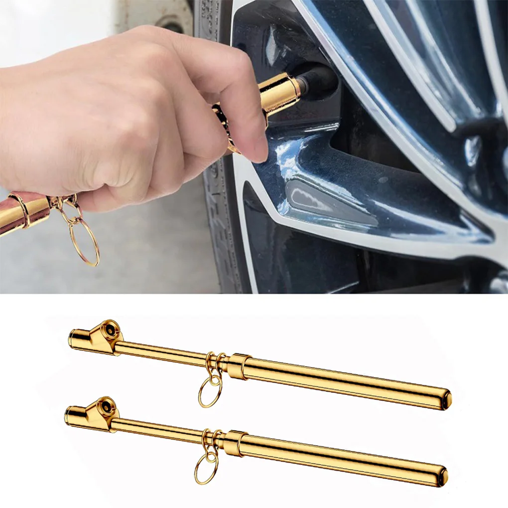 

12pcs/set 2Pack Dual Head Tire Pressure Gauge Dual Head Tire Pressure Gauge 1-10Bar Accurate