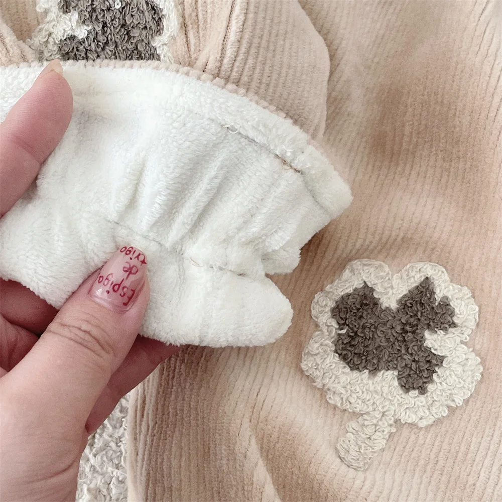 子供のカジュアルなフリースパンツ,花の刺繍が施されたコーデュロイパンツ,多用途,赤ちゃんと女の子のための,新しい,冬,2022