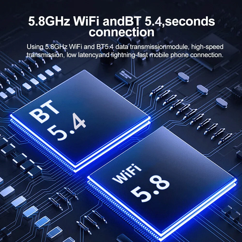 Adaptateur CarPlay et Android Auto sans fil Ultra Mini, Dongle CarPlay sans fil 5.8GHz, connexion automatique, Plug Play pour voitures filaires OME 99%,