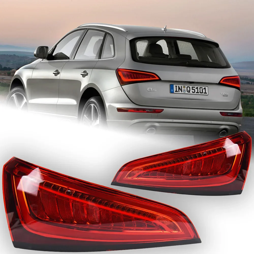 

Стайлинг автомобиля Задний фонарь для Audi Q5 2008-2018 Q5 Светодиодный задний фонарь Задний фонарь указателя поворота Динамический авто DRL Аксессуары