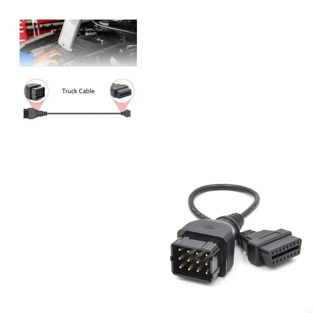 

Эффективная для диагностики разломов грузовика с 12 -дюймовым до 16PIN Adapter Scanner