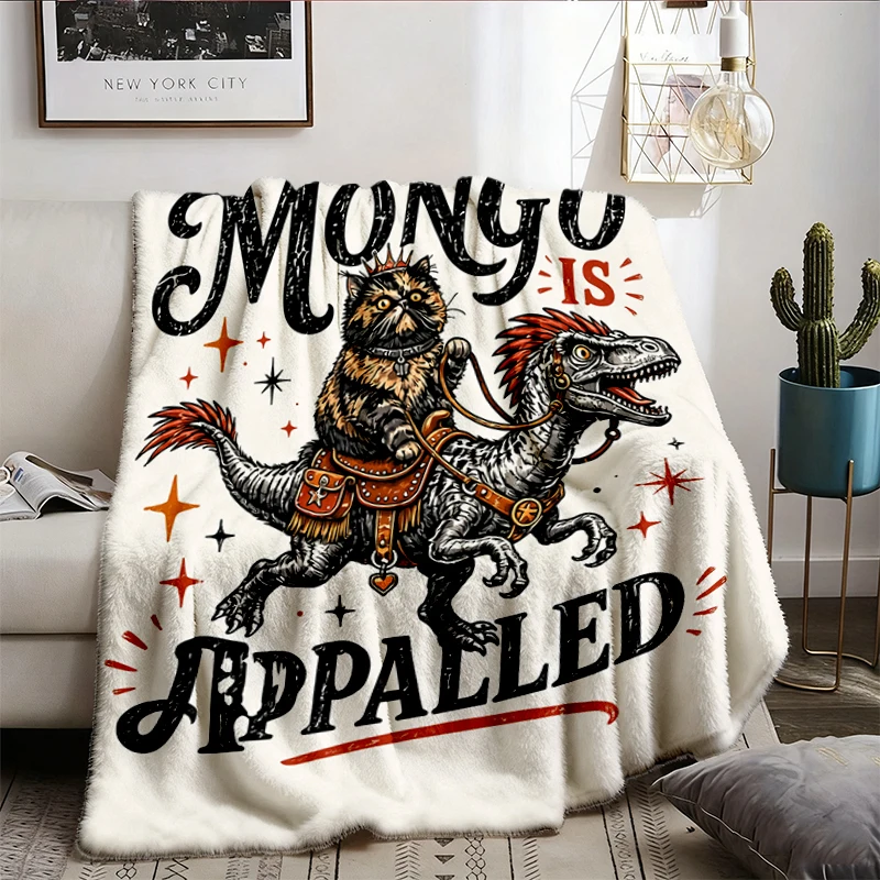 Mongo Is Appalled Flannel Blanket, Princess Donut Dungeon Crawler Carl Flannel Throw, LitRPG Fantasy Book Lover Gift