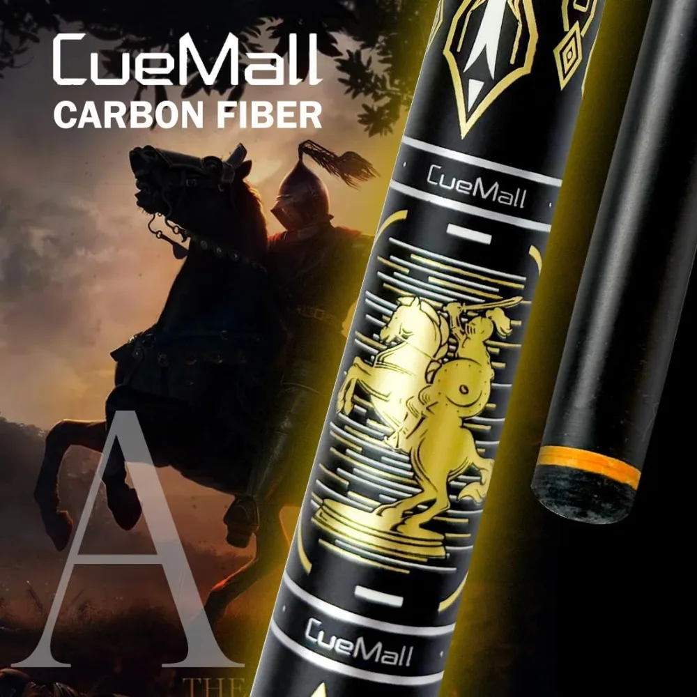 عصي البلياردو المركبة المصنوعة من الجرافيت المصنوعة من الألياف الزجاجية، مجموعة مكونة من قطعتين، قطر 12.5 مم، وزن 19 أونصة، ملحقات البلياردو Tacos de