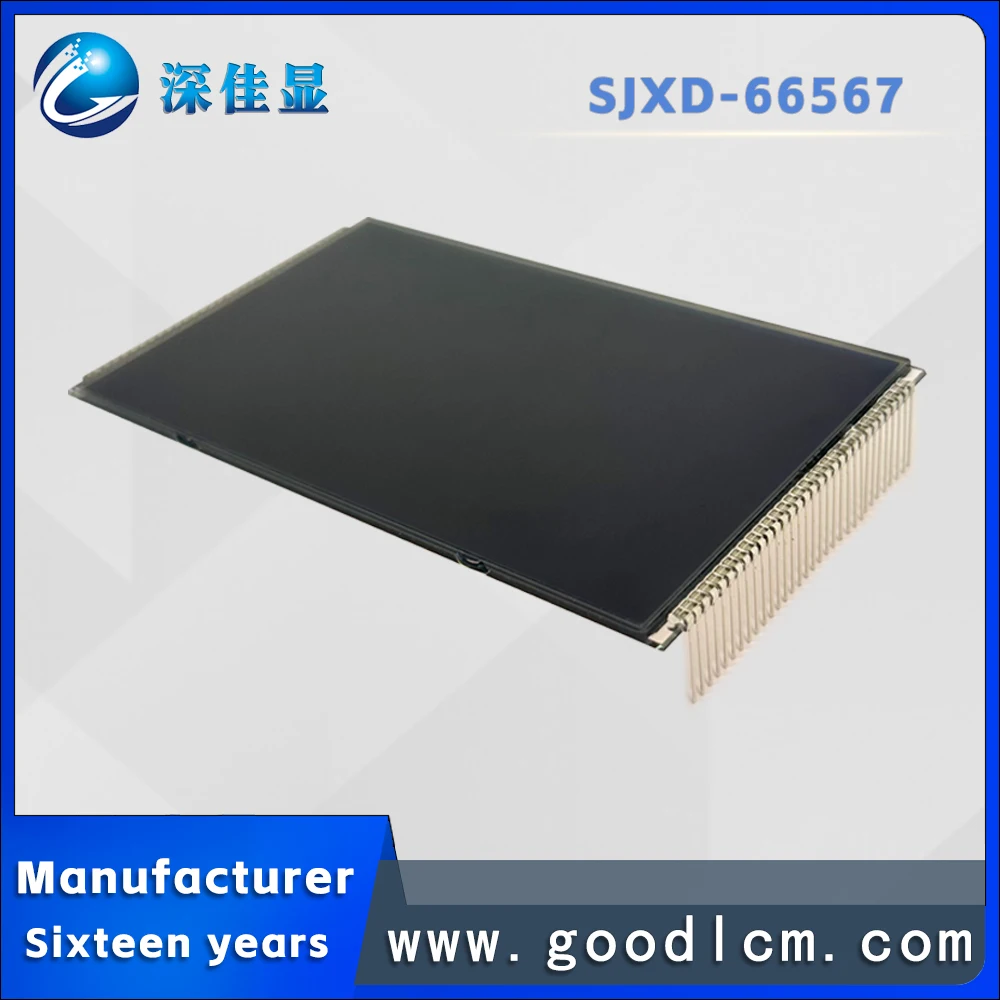 Motocicleta Instrument Display Module, Anti-Glare, HTN Negativo Tela LCD, 65 Pin Connection, 4.5V Fonte de alimentação, SJXD-66567