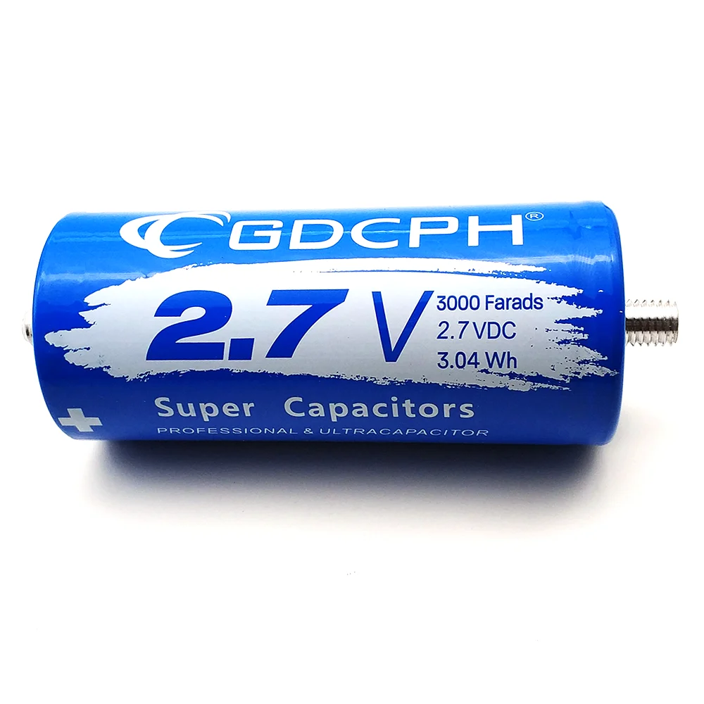 المكثفات الفائقة 2.7V3000F GDCPH مكثف فائق شاحن مكثف مكثف فائق GDCPH